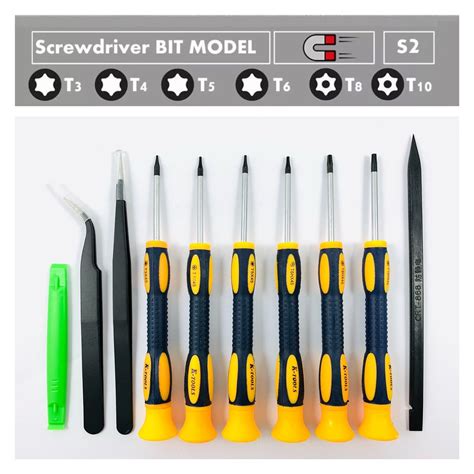 Best Torx Screwdriver Set W T T T T T T Security Bit Esd Tweezer