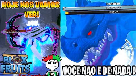 CAÇANDO O LEVIATHAN BLOX FRUITS AO VIVO ROBLOX LIVE UPDATE 20