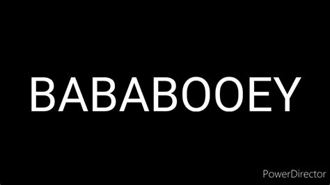 Bababooey Sound Effect Youtube