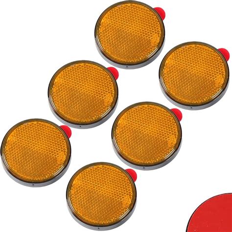 Aohewei Self Adhesive Reflectors Stick On Round Circular Reflectors