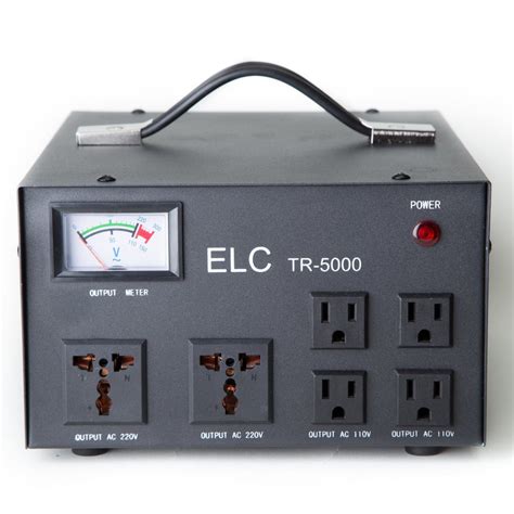 Elc Tr 5000 5000 Watt Voltage Regulator With Transformer Step Up Down Popular Electronics