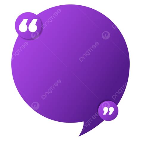 Purple Speech Bubble With Circle Shape Modern Style Vector Speech Bubble Bubble Chat