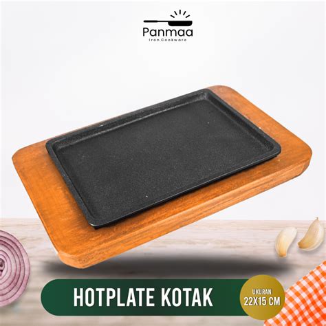 Jual Panmaa Cast Iron Hot Plate Steak Piring Steak Kotak X Cm