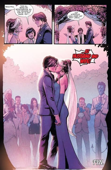 Gambit And Rogue S Wedding Rogue Gambit Marvel Rogue Gambit Marvel