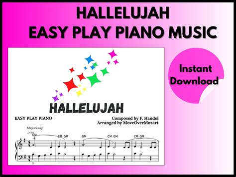 Hallelujah Christmas Sheet Music Holiday Music Piano Sheet Music