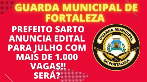 Gmf Prefeito Sarto Anuncia Mais De Vagas Para Guarda Municipal De