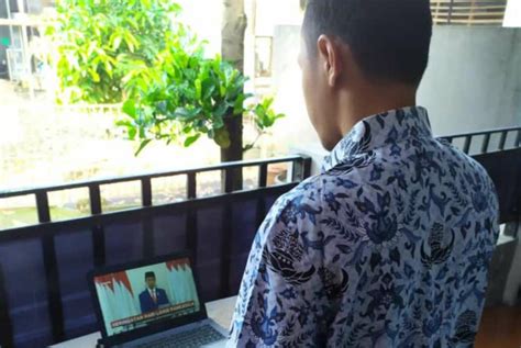 Upacara Virtual Pun Pns Tetap Pakai Seragam Korpri Republika Online