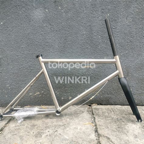 Jual Frameset Minivelo Titanium Original Rangka Sepeda Jakarta Barat