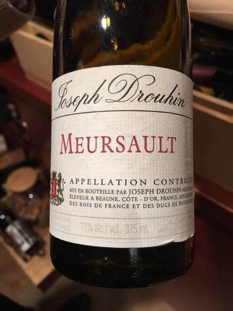 1998 Joseph Drouhin Meursault France Burgundy Côte De Beaune