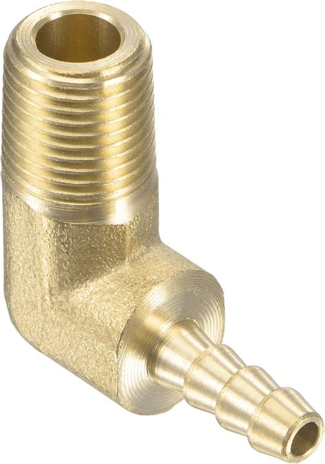 M Meterxity Brass Hose Barb Fittings Degree Elbow Inch Brass