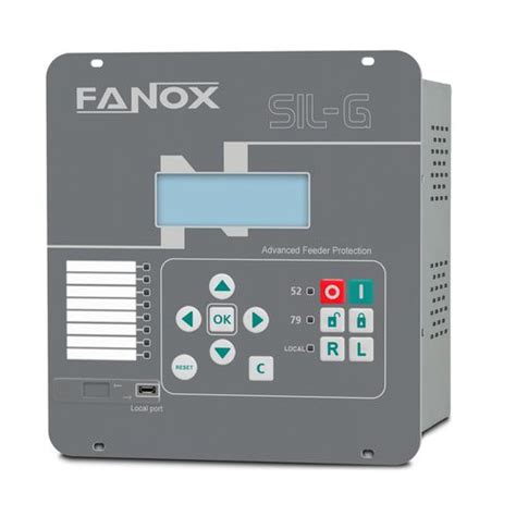 Relé de protección para alimentador SIL G FANOX ELECTRONIC de