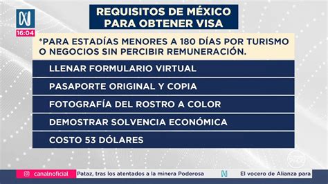 Requisitos Para Entrar A Peru Desde Mexico Requisitos Para