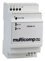 MP DRD40 12 MULTICOMP PRO Isolated DIN Rail Mount DC DC Converter ITE