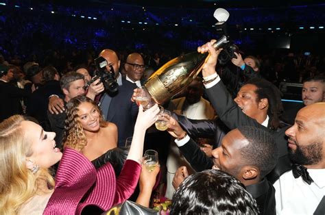 See Adele and Beyoncé's Grammys 2023 Reunion