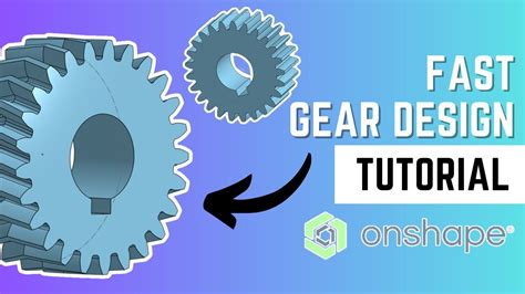 Design Your Own Gears With Onshape A Step By Step Tutorial YouTube