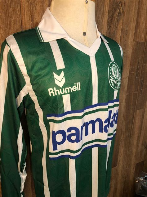 Camisa Retr Palmeiras Manga Longa Parmalat Fut Retro