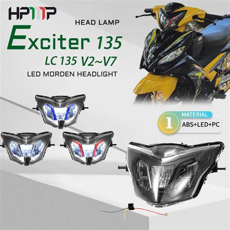 LC135 V2 V3 V4 V5 V6 V7 HEAD LAMP LED YAMAHA LIGHT WHIT LIGHT BAR