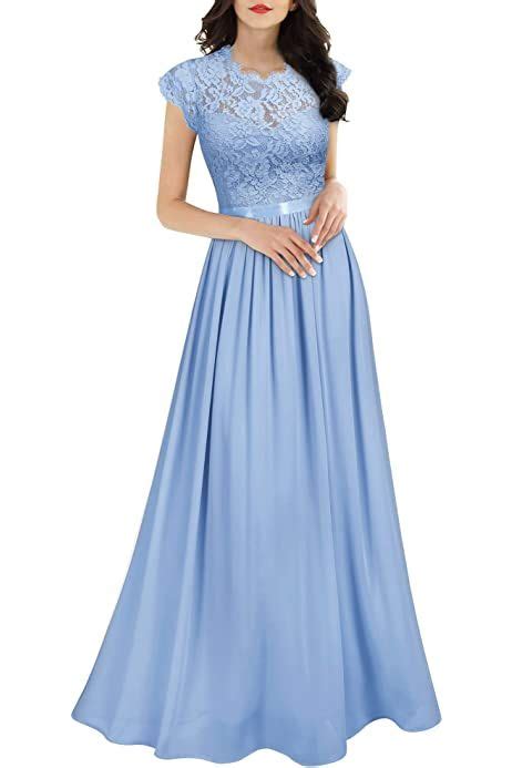 Iefiel Women S Dress Festive Wedding Bridesmaid Dress Cocktail