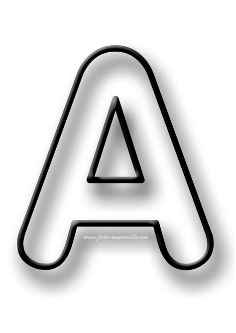 Lettre Alphabet Imprimer Format A4 Photos Alphabet Collections