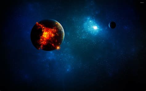 Exploding planet [9] wallpaper - Space wallpapers - #40586