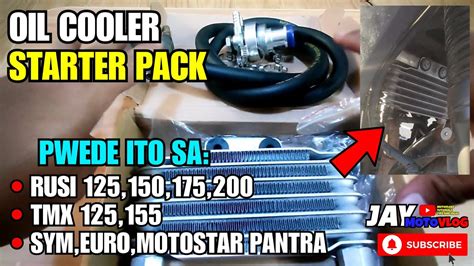 OIL COOLER STARTER PACK RUSI 125 150 175 200 EURO SYM TMX