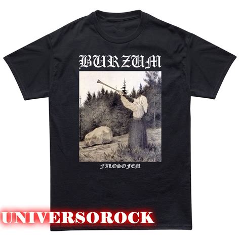 Camiseta T Shirt Unissex Burzum Banda Black Metal Filosofem Shopee Brasil