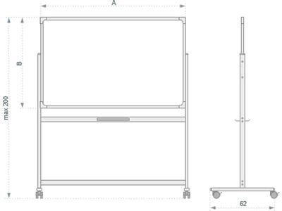 Whiteboard Tavle K B Whiteboard P Hjul Online Her