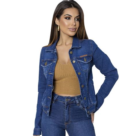 Jaquetas Jeans Femininas C&a - Jaqueta Jeans Feminina Básica Revanche - 51741