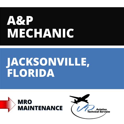Aandp Mechanic Jacksonville Florida Vp Aviation