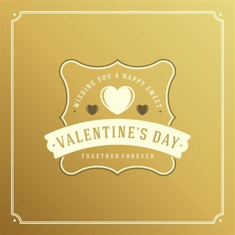 Valentines Day Greeting Card Or Poster And Heart Vector Image