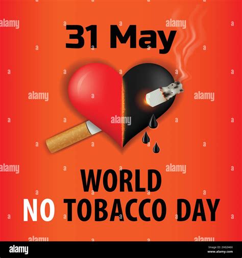 World No Tobacco Day Poster Banner 31 May Say No To Tobacco Health