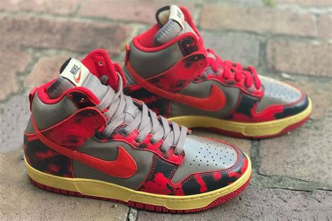 Nike Dunk High Red Camo Release Date Nice Kicks