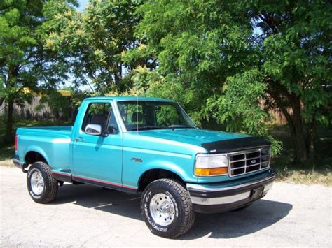 1994 Ford F 150 Xlt Regular Cab Flareside 4x4 Short Bed Truck 50l V8 Clean Rare Classic Ford