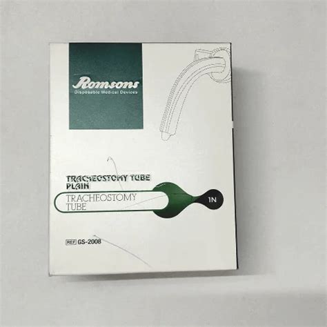 Romsons Tracheostomy Tube Cuffed