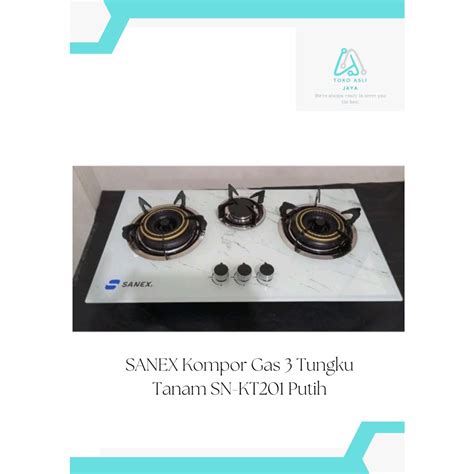 Jual Sanex Sn Kt K Kompor Gas Tungku Tanam Hitam Shopee Indonesia