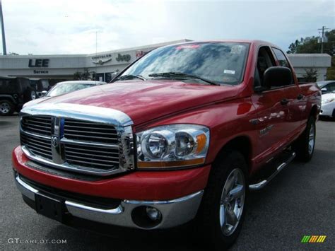 Flame Red Dodge Ram Slt Quad Cab Photo