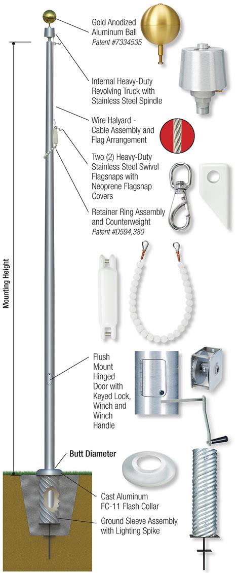 Xtreme-Internal – XIWW | Concord American Flagpole