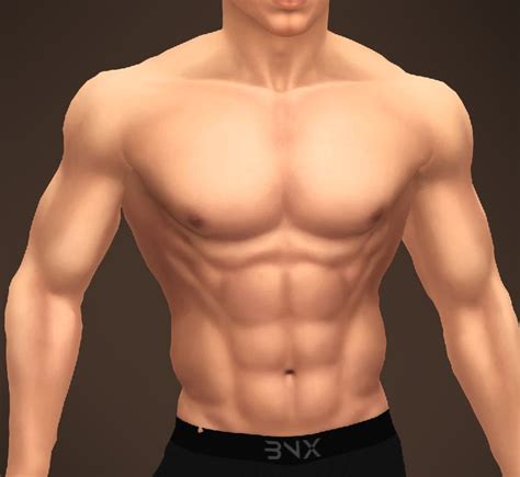 Body Classic Physique Golyhawhaw On Patreon The Sims Skin Sims