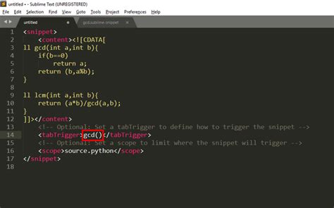 How To Create Snippets In Sublime Text Geeksforgeeks