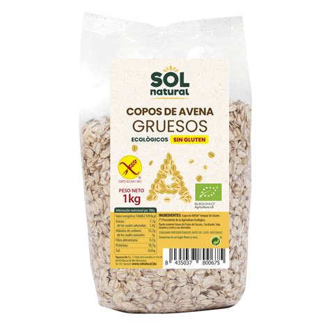 COPOS DE AVENA SIN GLUTEN FINOS BIO