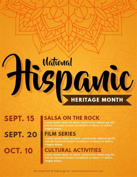 Hispanic Heritage Month Posters Free Printable **there May Be Affiliate ...