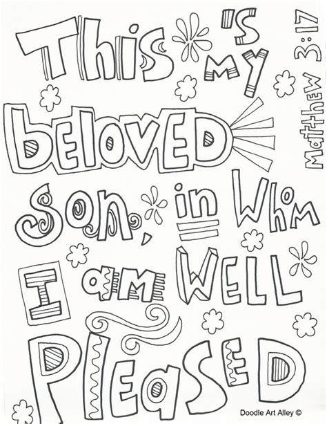 John Baptizing Jesus Coloring Pages