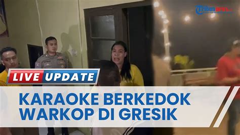 Terungkap Karaoke Berkedok Warkop Di Tengah Kota Gresik Sediakan