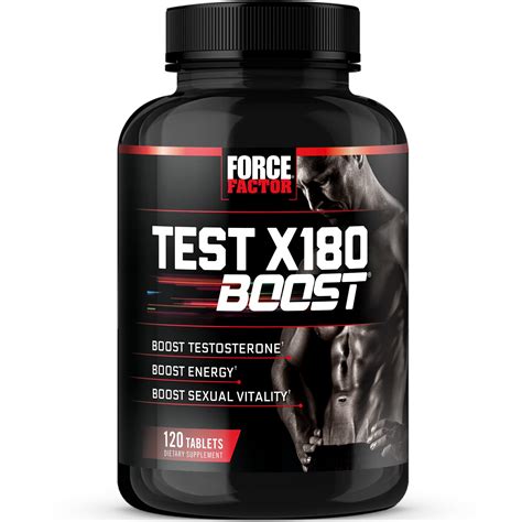 Force Factor Test X Boost Pre Workout Testosterone Booster