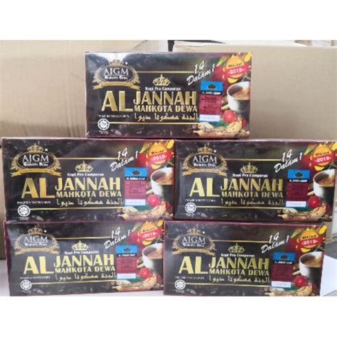 AJGM AL JANNAH KOPI MAHKOTA DEWA BOX 30gx20 S Shopee Malaysia