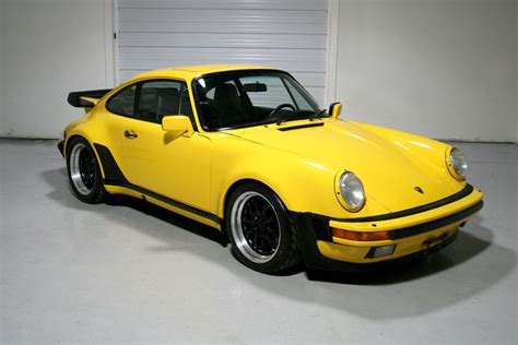 1989 Porsche 930 PTS Ferrari Fly Yellow 62 036 Miles Sloan Motor Cars