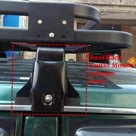 Alwyasme Universal Roof Rack Gutter Mount Adapter Grandado