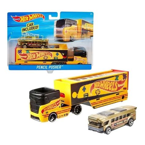 Miniatura Pencil Pusher Hot Wheels Super Rigs Mattel Dxb Submarino