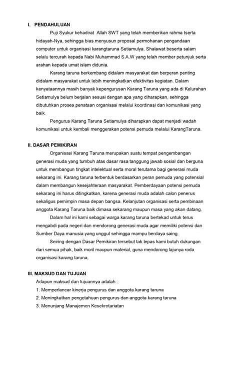 Download 20 Contoh Proposal Pengajuan Dana Yang Baik