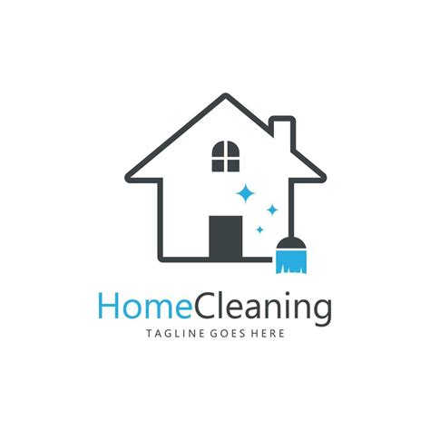 House Cleaning Logo Template Vector Illustration 24245970 Vector Art at ...